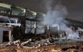 Wybuch i pożar na terenie zakładów w Blachowni w Kędzierzynie-Koźlu