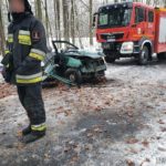 Groźny wypadek w Turawie Marszałkach. Jedna osoba ranna