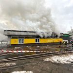 Pożar sklepu Żabka na osiedlu Armii Krajowej w Opolu