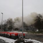 Pożar sklepu Żabka na osiedlu Armii Krajowej w Opolu