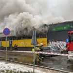 Pożar Żabki i drukarni na os. Armii Krajowej w Opolu [aktualizacja]
