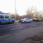 Wypadek na ul. Wrocławskiej w Opolu. Skoda zderzyła się z volvo