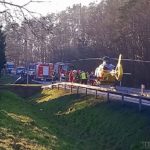Wypadek na trasie Opole-Nysa. Na miejscu lądował helikopter LPR