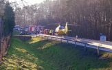 Wypadek na trasie Opole-Nysa. Na miejscu lądował helikopter LPR