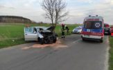 Kierująca skodą straciła panowanie nad autem i uderzyła w drzewo
