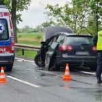 Passat zderzył się z bmw na DK 45 Opole-Zawada