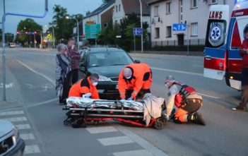 Rowerzysta potrącony przez samochód na skrzyżowaniu w Opolu