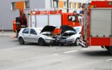 Zderzenie dwóch samochodów na skrzyżowaniu w centrum Opola