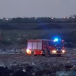 Pożar na wysypisku śmieci na ul. Podmiejskiej w Opolu