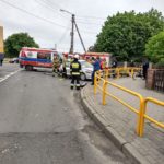 Zderzenie ciężarówki z osobówka na DK 42 w miejscowości Domaszowice