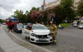 Kolizja na ulicy Piastowskiej w Opolu