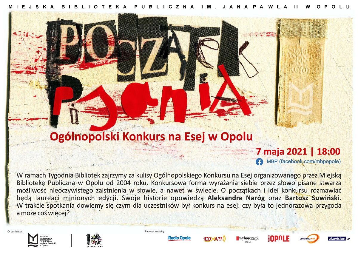 Początek pisania. Ogólnopolski Konkurs na Esej w Opolu &#8211; spotkanie z laureatami