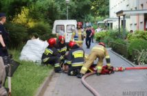 Pożar mieszkania na osiedlu Dambonia w Opolu. Jedna osoba poszkodowana