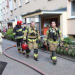 Pożar mieszkania na osiedlu Dambonia w Opolu. Jedna osoba poszkodowana