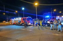 Zderzenie dwóch passatów na obwodnicy Opola. Dwie osoby w szpitala