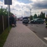 Zderzenie na skrzyżowaniu w Węgrach