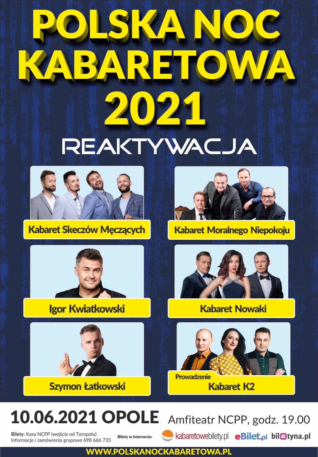 Polska Noc Kabaretowa 2021 Reaktywacja już jutro w Opolu