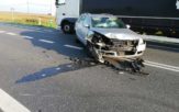 Zderzenie dwóch volkswagenów w Michałówku na trasie Opole-Niemodlin