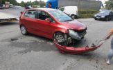 Zderzenie dwóch samochodów w Namysłowie