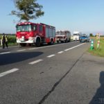 Zderzenie dwóch volkswagenów w Michałówku na trasie Opole-Niemodlin