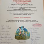 „Przyjaciel Szkoły” w Chróścicach, nagrodę otrzymał Piotr Szlapa