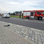 Zderzenie busa ze skodą w miejscowości Jełowa na dk 45