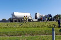 Siedem pojazdów zderzyło się na autostradzie A4. Lądował śmigłowiec LPR