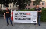 Wolni Ludzie z Opola w Dniu Solidarności z Represjonowanymi Sędziami