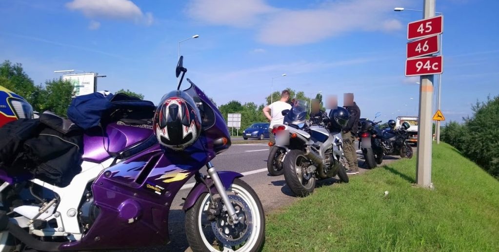 Wypadek motocyklisty na obwodnicy Opola