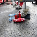 Przy ul. Nysy Łużyckiej w Opolu zapalił się samochód