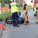 Śmiertelny wypadek motocyklisty w Kępie