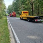 Wypadek motocyklisty w Szydłowie. Na miejscu lądował śmigłowiec LPR