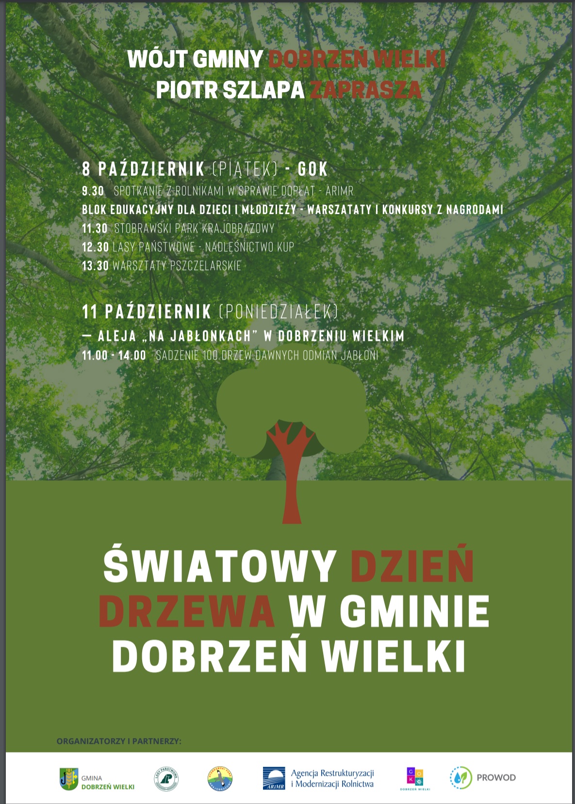 Światowy Dzień Drzewa w gminie Dobrzeń Wielki