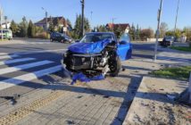 Wypadek na skrzyżowaniu w Opolu. Kobieta w ciąży zabrana do szpitala