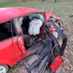 Wypadek w miejscowości Węgry. Toyota zderzyła się z audi