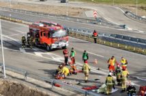 Ćwiczenia służb ratunkowych na nowej obwodnicy Niemodlina [galeria]