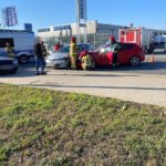 Zderzenie dwóch samochodów na ul. Wspólnej w Opolu