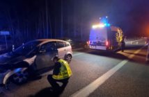 Wypadek na obwodnicy Osowca. Dwie kobiety zostały zabrane do szpitala