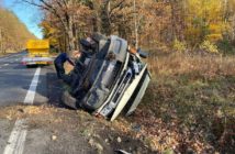 Dachowanie busa na trasie Opole-Niemodlin