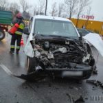 Zderzenie dwóch samochodów na skrzyżowaniu w Opolu