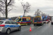 Groźny wypadek na trasie Opole-Nysa. Na miejscu lądował LPR