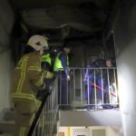 Pożar mieszkania na ul. Dambonia w Opolu. Strażacy uratowali 82-letnią kobietę