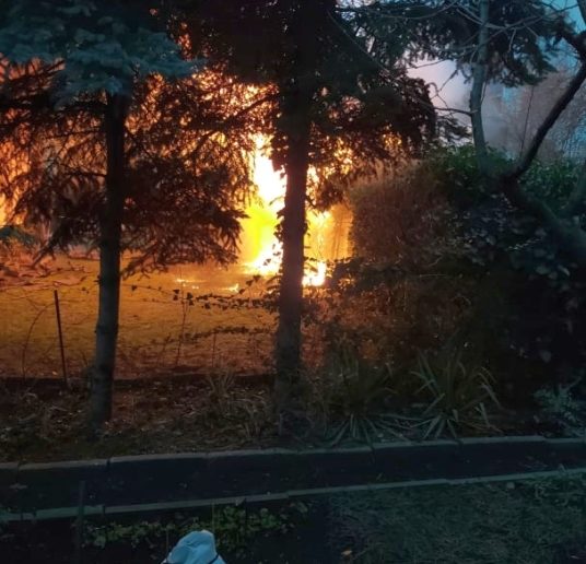Pożar na ul. Stokrotek w Opolu. Ewakuowano trzy osoby