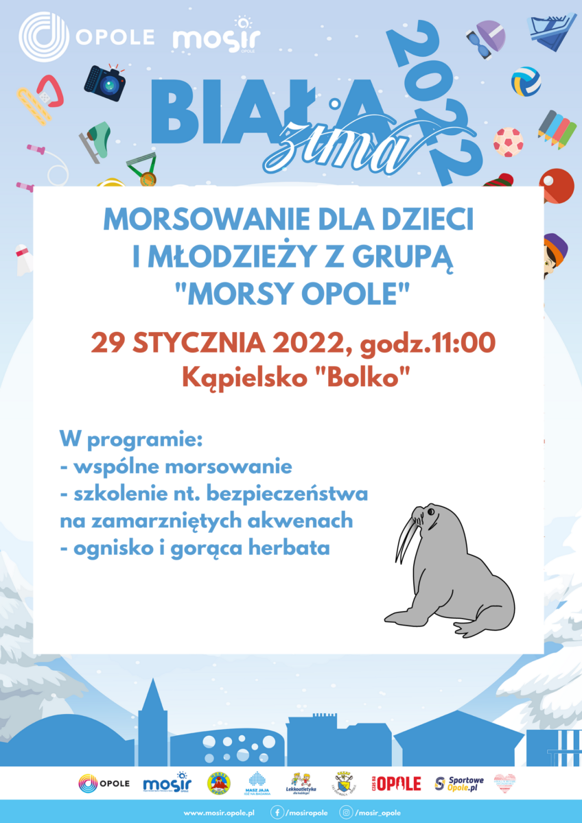 Morsowanie dla dzieci i młodzieży z grupą &#8222;Morsy Opole&#8221;