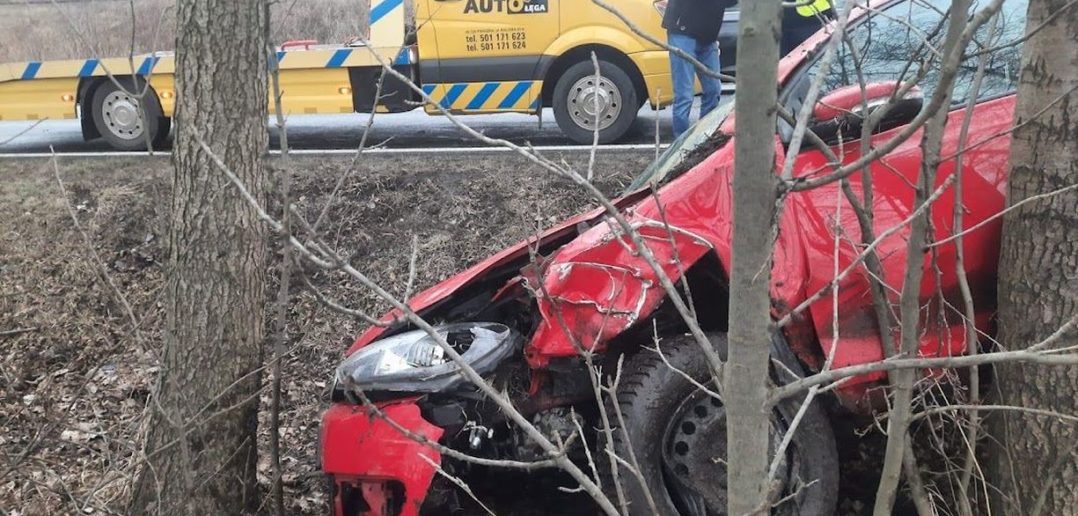 Wypadek w Rudnikach. 54-latka zabrana do szpitala