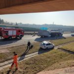 Wypadek na autostradzie A4 na 228 km w kierunku Katowice. Na miejscu lądował śmigłowiec LPR