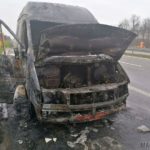 Pożar busa na opolskim odcinku autostrady A4