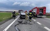 Wypadek na obwodnicy Opola. Dwie osoby zabrane do szpitala
