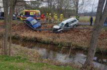 Dwa samochody zderzyły się w Morcinku między Starymi Budkowicami a Zagwiździem