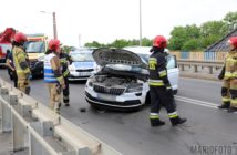 Wypadek na wiadukcie na ul. Braci Kowalczyków. Ranne dziecko